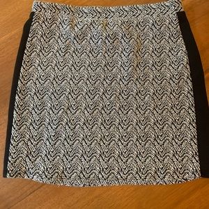 Knit mini skirt